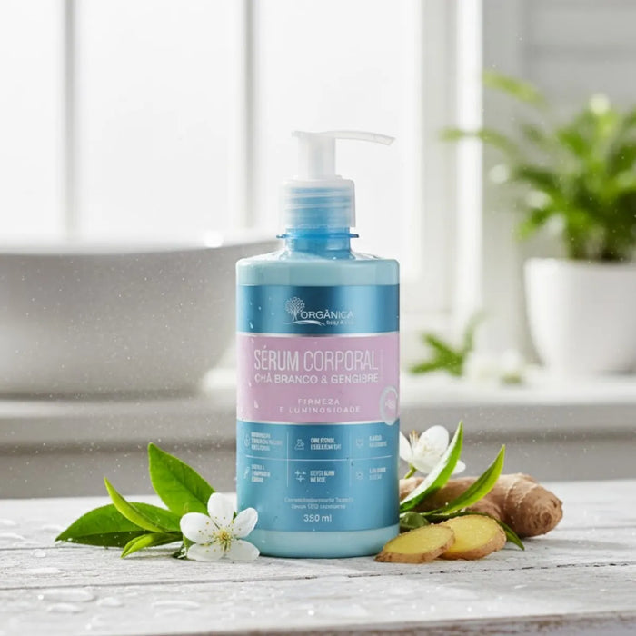 Sérum Corporal Vegano Chá Branco e Gengibre