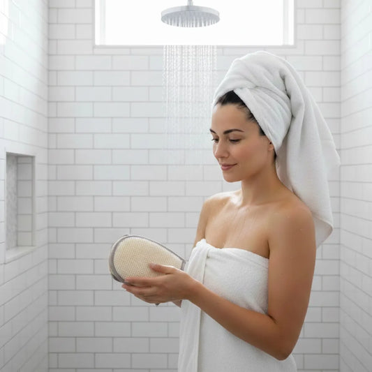 Luva Para Banho de Sisal Dupla Face