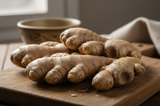 realistic ginger root